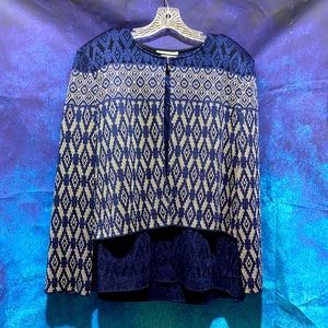 Blue St.John knit 3pc skirt suit NWT size 16 XL